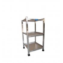 Acme Bed Side Locker (S.S) 3 Shelves