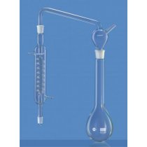 AMBER AMMONIA Distilling Apparatus WITH GRAHAM CONDENSER - 250ml