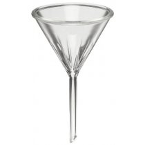 AMBER FUNNELS POWDER (SOLID ADDITION FUNNEL) PLAIN, WITHOUT CONE - dia 50mm