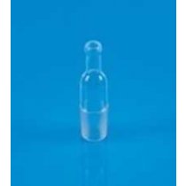 Amber Gas Vent Adapter Cone To Rubber Tubing Straight Connection - Cone Size B-10