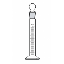 AMBER GRADUATED CYLINDERS INTERCHANGEABLE STOPPER - 5ml