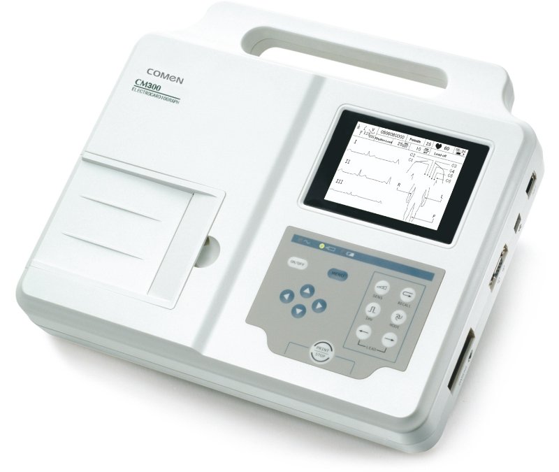 comen 3 ChannelElectrocardiograph CM300