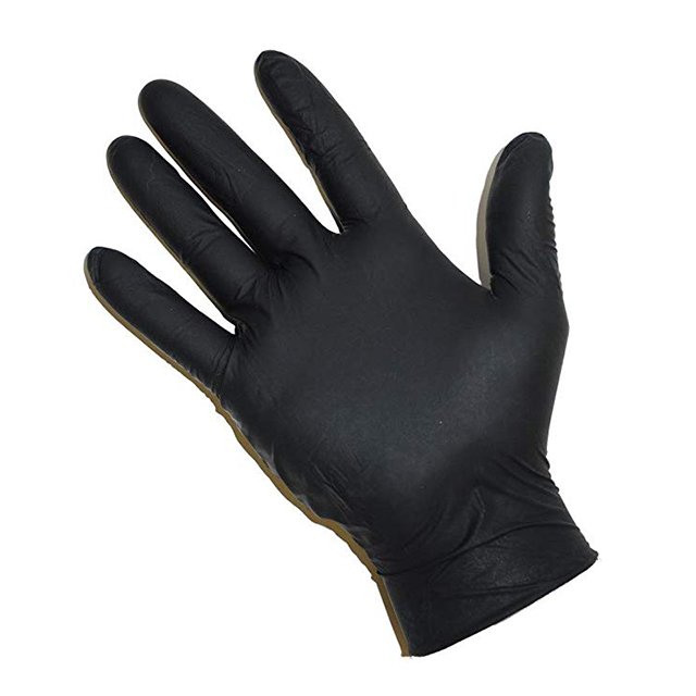 Coron Nitrile Gloves BlackSmall