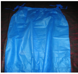 Dispo Gown (With Strings)Blue/Black/Maroon/White (Freesize) 5 pieces
