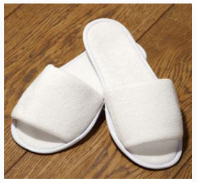 Dispo Slippers (TOWELLING) FRONT (Free size) Pair