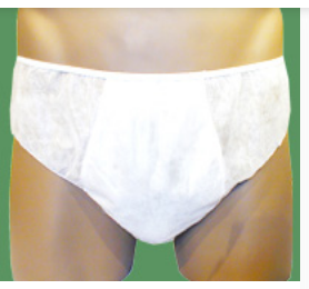Dispo Underwear MaleBlack/White XL 10 pieces