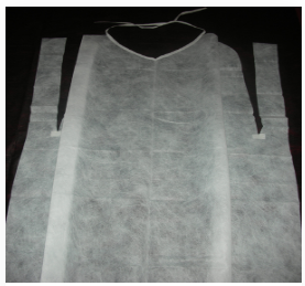 Dispo Water Proof Apron(BLACK/WHITE)