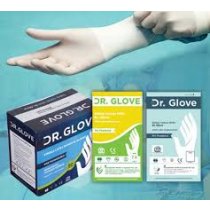 Dr. Glove Latex Sterile Surgical Gloves Pre Powdered Size 6.5 100 Pcs Per Box