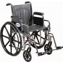 Jeegar Regular Fix Arm & Foot Rest Wheel Chair JE869X