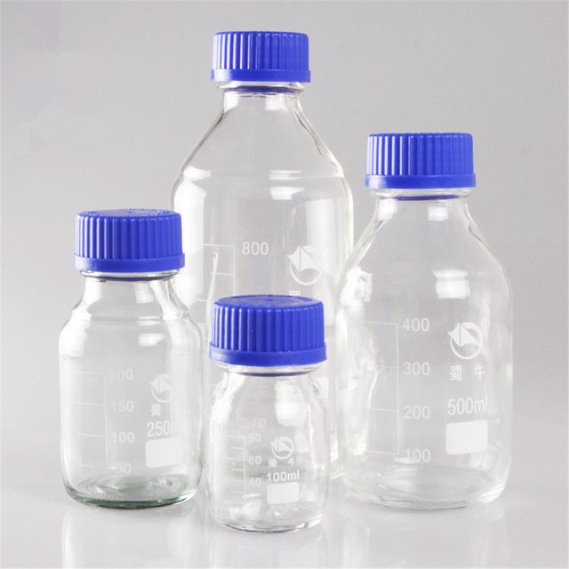JLab REAGENT BOTTLE WITH BLUESCREW CAP (Auto Claveable)