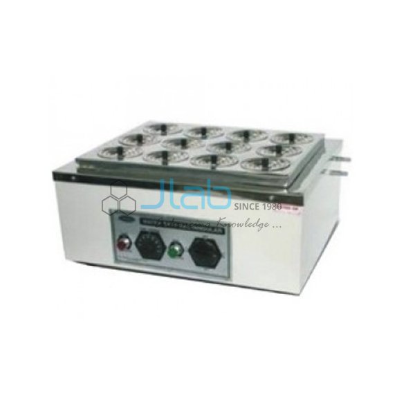 Jlab WATER BATH (ThermostaticDouble Wall)-12Hole of SingleWalled