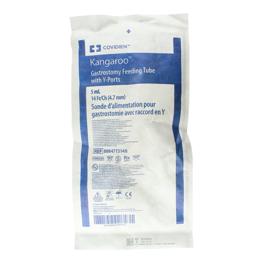 Kangaroo Nasogastric Non-Weighted Feeding Tube 12 Fr 36 inch
