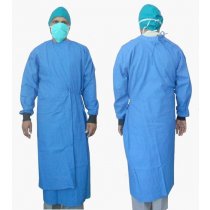 Kaustubh O.T. Overlapping Gown Blue