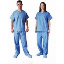 Kaustubh Patient Gown ? Sleeves ? Front Open (Small)