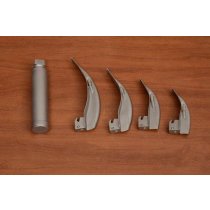 Laryngoscope set with 4 blades (LED) - Adult