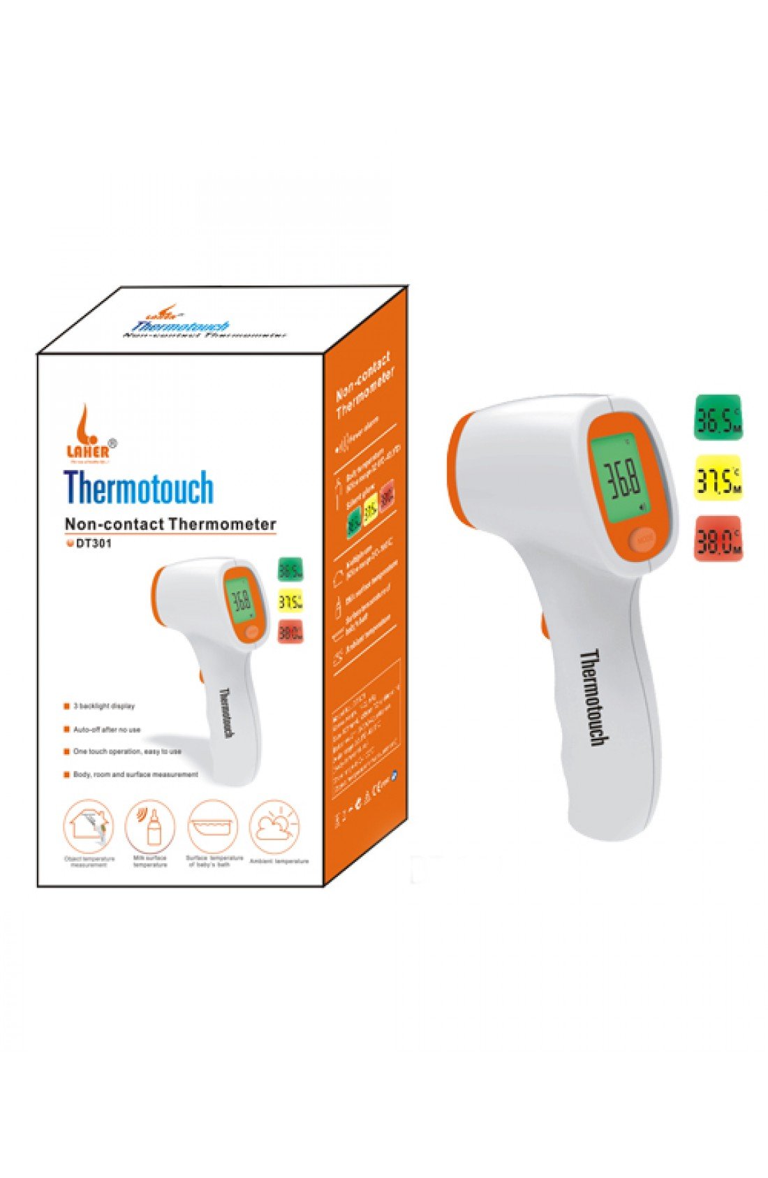 Medequip Thermotouch - NonContact Thermometer MLDT301