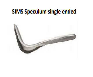 MEDICAL SIMS SPECULUM SINGLEENDED MEDIUM