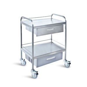 Medicine Trolly - 2 Drawer 2Shelf MS