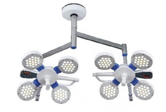 Medsaa LED OT LIGHT MI-4+4Round (Double Dome )