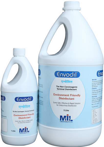 MIL LABORATORIES ENVODIL (ForFumigation) - HydrogenPeroxide + Silver Nitrate(1lit.)