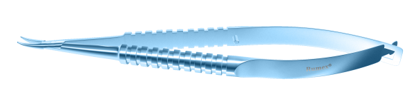 RUMEX Barraquer Needle Holder,Fine Jaws 12.0mm, Curved WithLock, Medium Size - Titanium