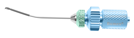 RUMEX Kershner One-PinchCapsulorrhexis Forceps, MicroJaws, Cystotome Tips, 23Ga,With Lock, Tip Only