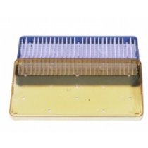 RUMEX Sterilizing Tray With Silicone Finger Mat, Single Level, Large, 254 x 152 x 19mm