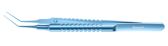 RUMEX Utrata CapsulorrhexisForceps, Cystotome Tips -Round Handle (Titanium) 1mm