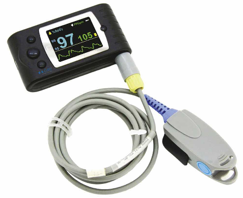 SILVERLINE Hand Held PulseOximeter (with single probe)(HHP 301)