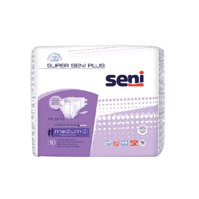 Super Seni Plus Adult Diaper10 Pieces per pack Medium