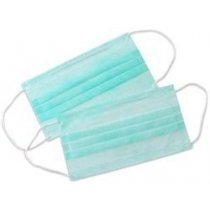 Super Touch Face Mask 2 Ply Tie on Green 100 Pcs Per Box