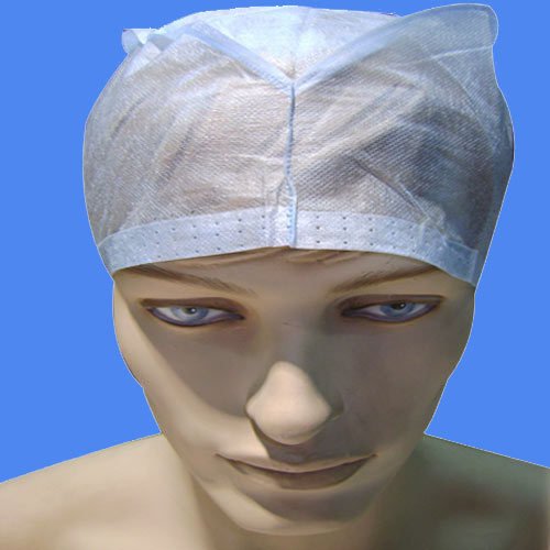 Supertouch Surgeon Cap Green100 Pcs Per Box