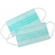 Surgeon Face Mask 2 ply Tie on 100 pc pouch pack