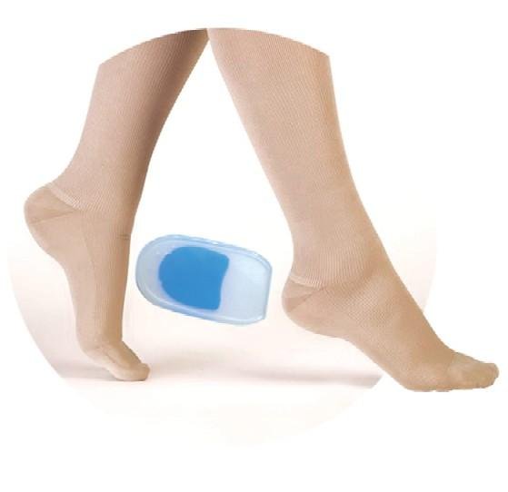 Vissco Silicone Heel Pad WithBlue Dot 739 Universal