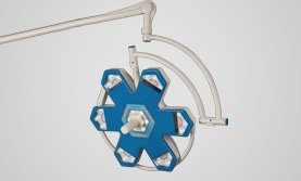 WAVE VISIONS OPERATION THEATRELIGHTS HEXAWAVE LED OT LIGHT -SINGLE DOME